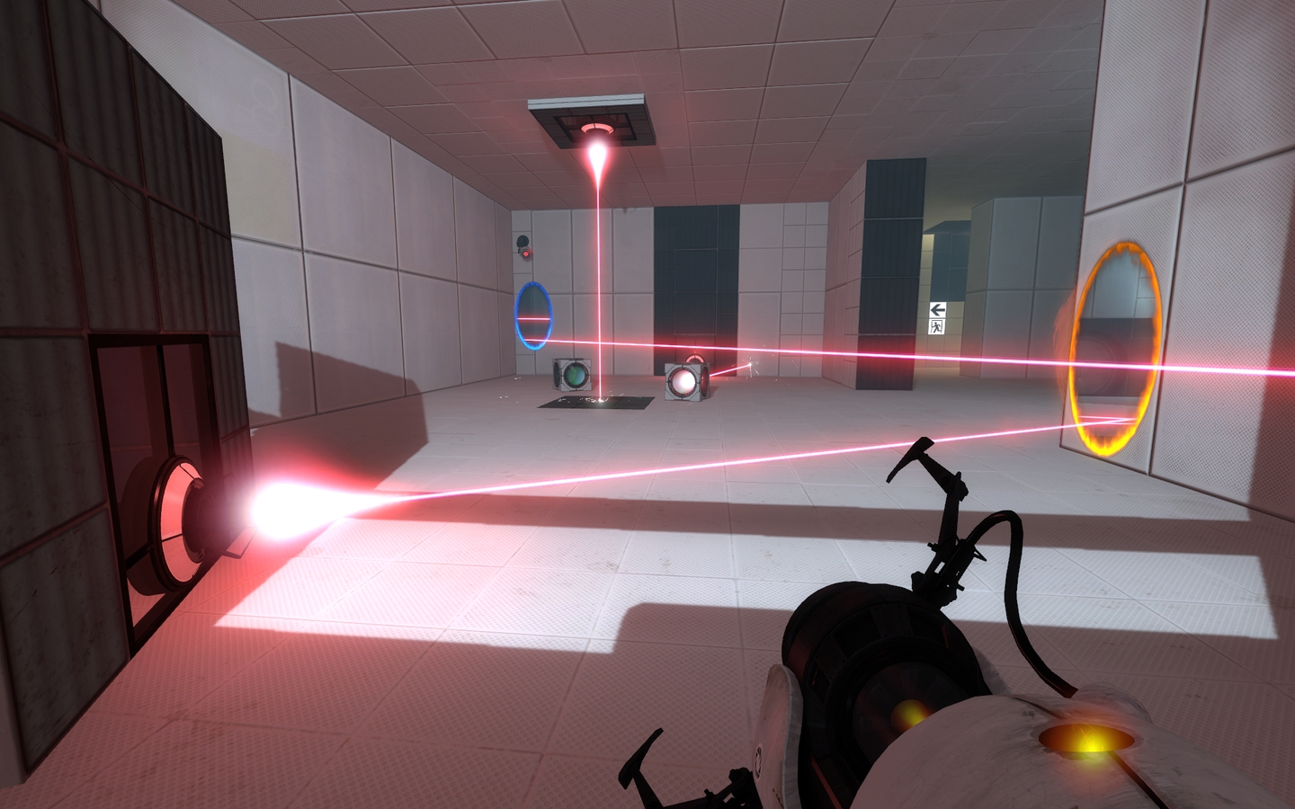 Screenshot from Portals 2 game