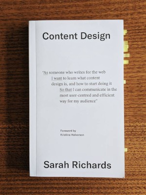 Content Design by Sarah Richards