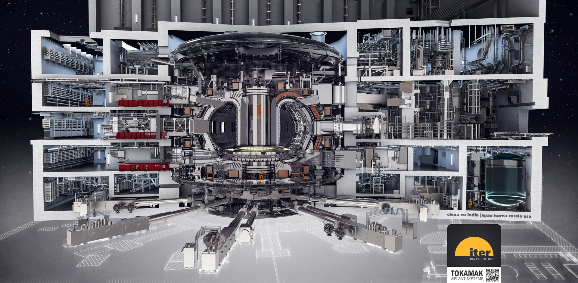 ITER Tokamak and Plant Systems by Oak Ridge National Laboratory - ITER Tokamak and Plant Systems (2016), CC BY 2.0